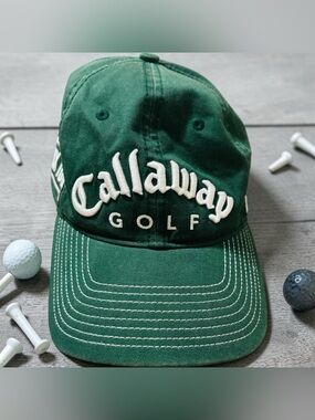 Callaway Golf Hat Baseball Cap Tour  FT-5 New Era One Size Green